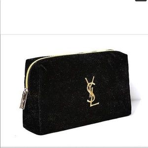 Ysl black velvet like material